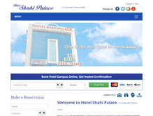 Tablet Screenshot of hotelshahipalace.in